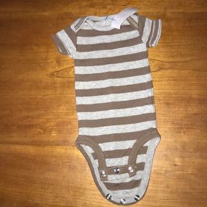 🤎Brown Striped Onesie🤎
